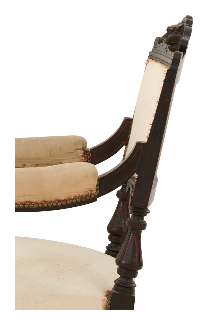 Antique Napoleon III Armchair
