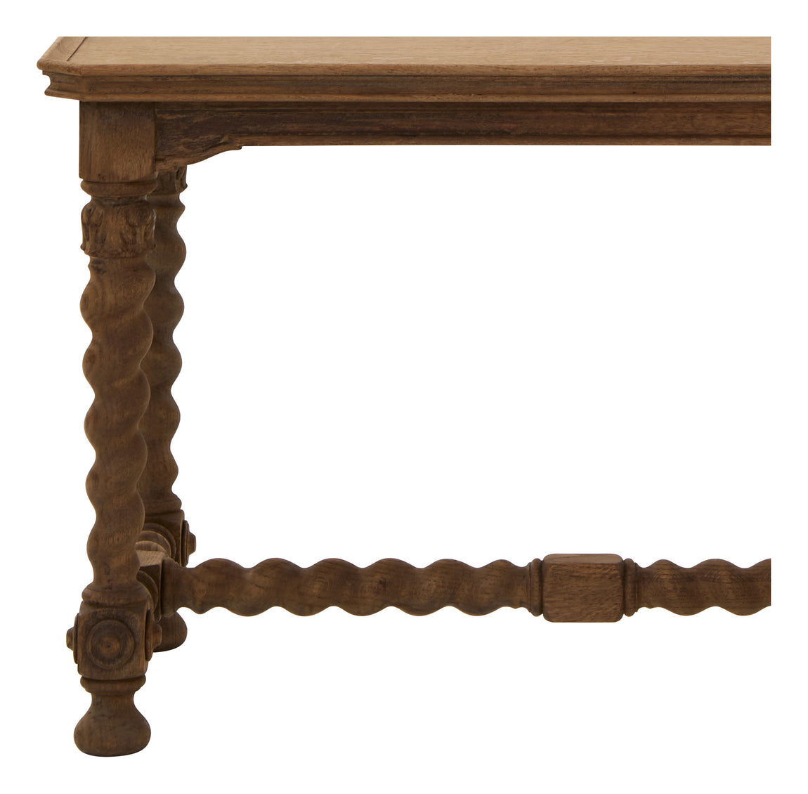 Antique Barley Twist Wood Table