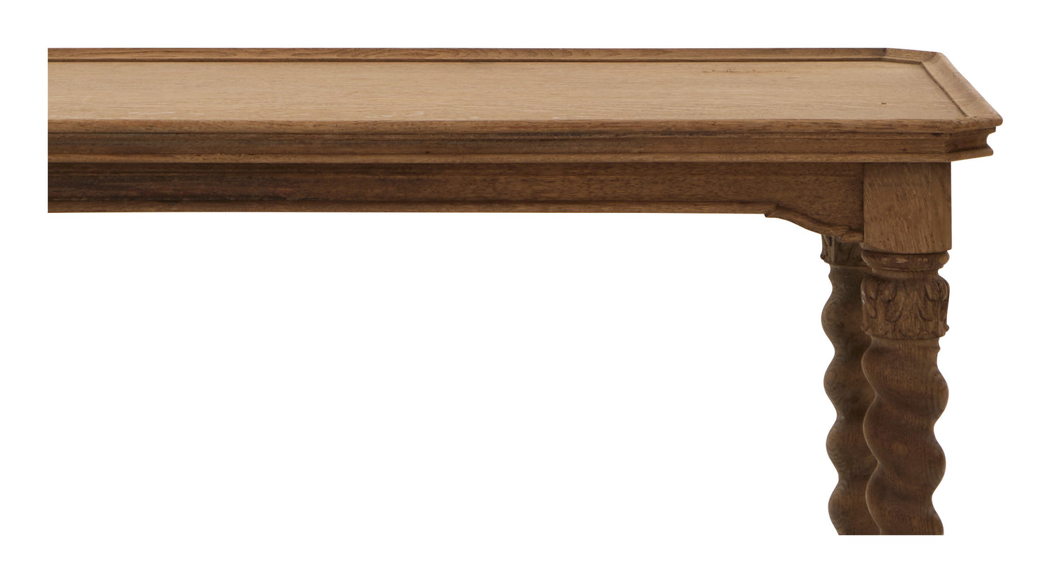 Antique Barley Twist Wood Table
