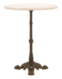 Vintage Marble Top Bistro Table