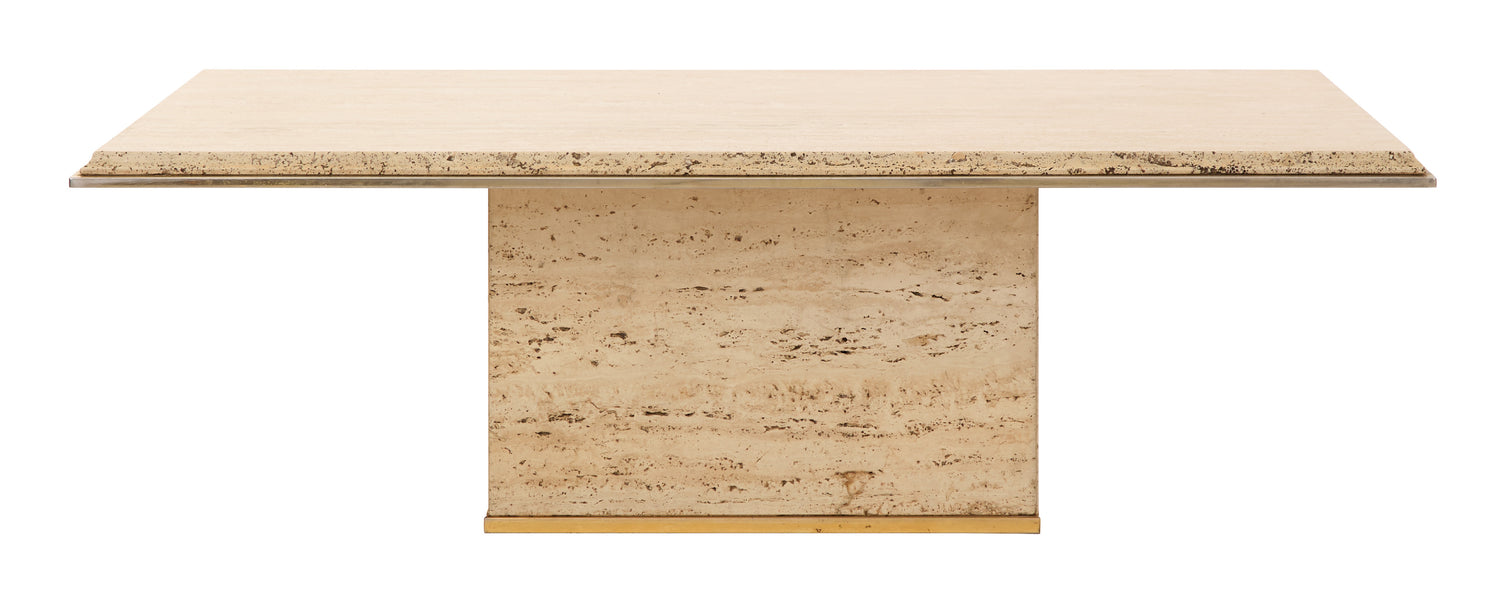 Vintage Travertine Coffee Table