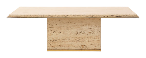 Vintage Travertine Coffee Table
