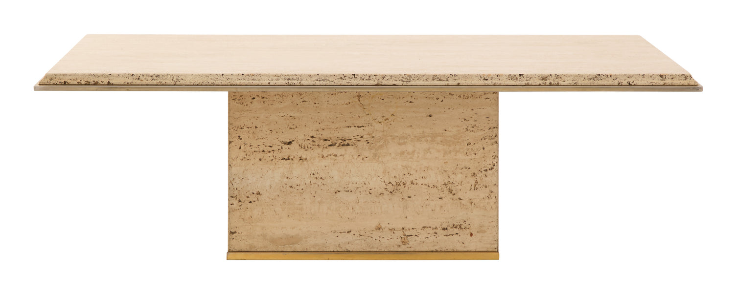 Vintage Travertine Coffee Table