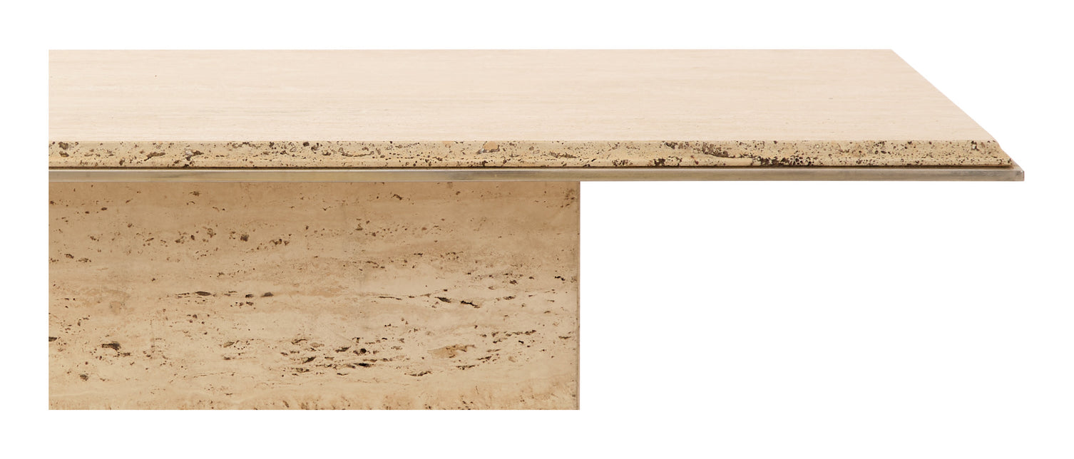 Vintage Travertine Coffee Table