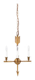 Antique Brass Arrow Chandelier