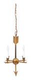 Antique Brass Arrow Chandelier