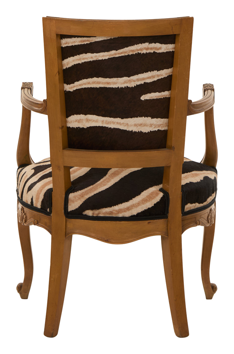 Vintage Zebra Armchair