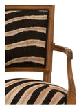 Vintage Zebra Armchair