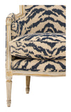 Antique Louis XVI Bergere Tiger Chair