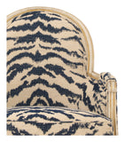Antique Louis XVI Bergere Tiger Chair