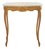 Antique Marble Top Gilt Table