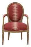 Antique Louis XVI Ikat Armchair