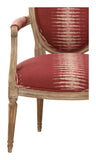 Antique Louis XVI Ikat Armchair
