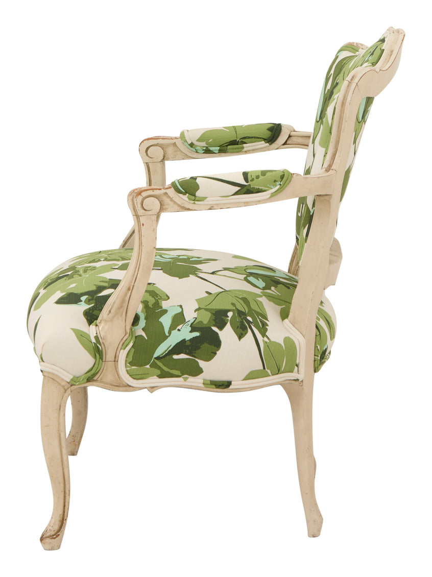 Antique Fig Leaf Armchair
