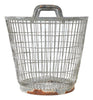 Vintage Metal Wine Basket
