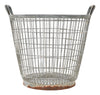 Vintage Metal Wine Basket