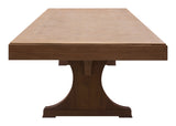 Vintage Grand Parquetry Wood Table