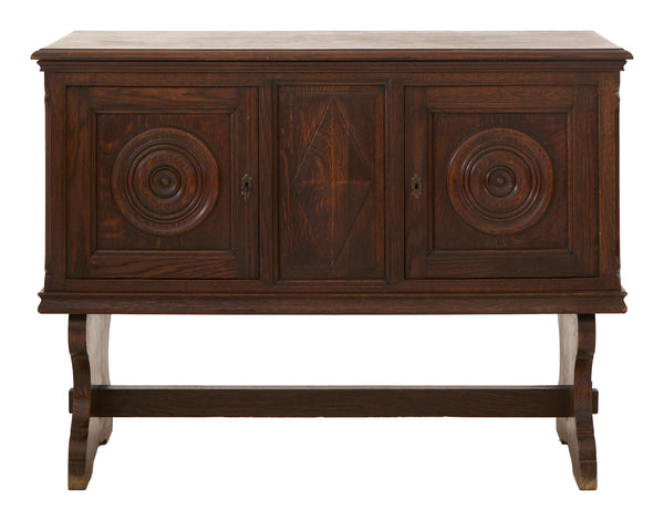 Vintage Wood Credenza