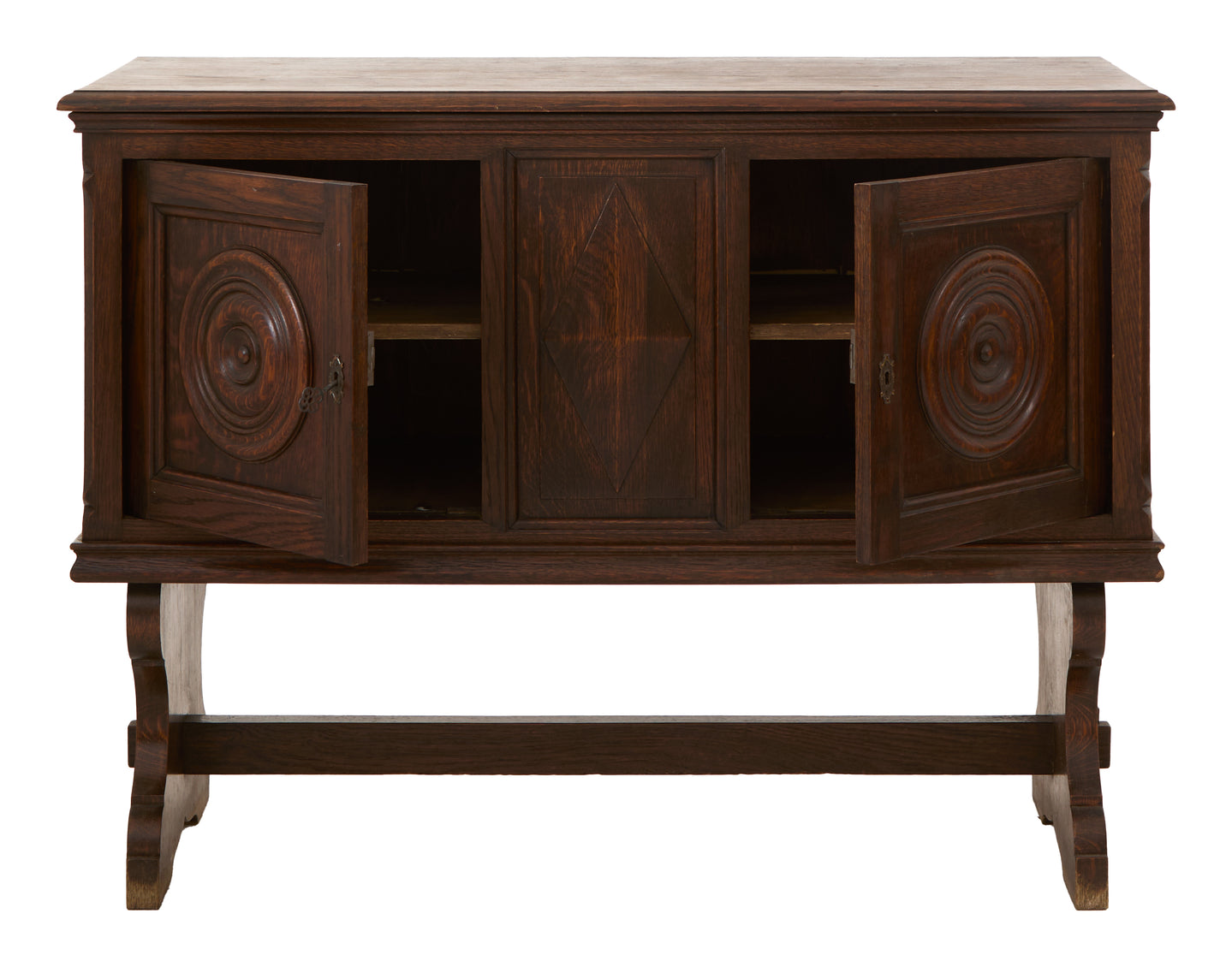 Vintage Wood Credenza