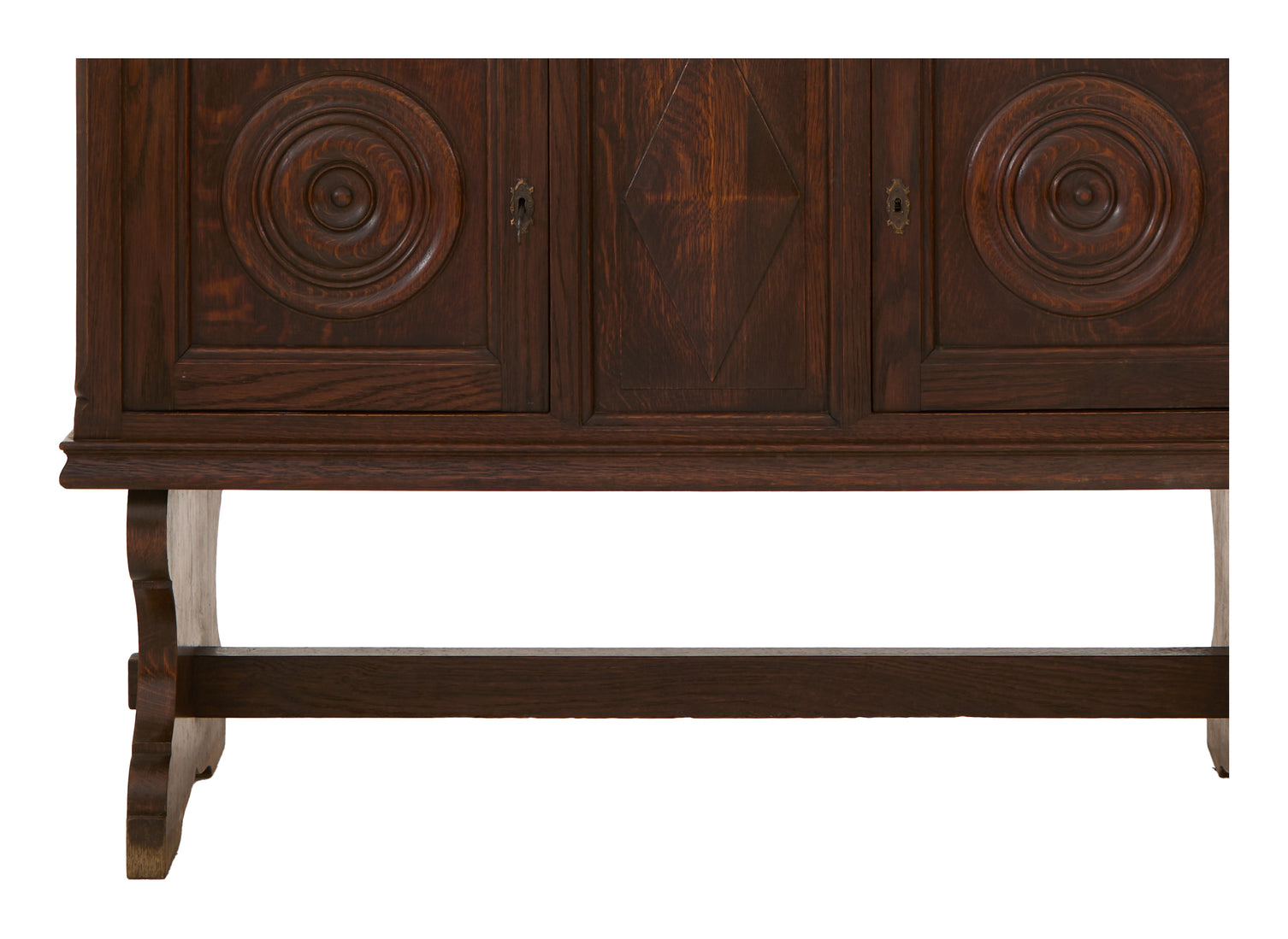 Vintage Wood Credenza
