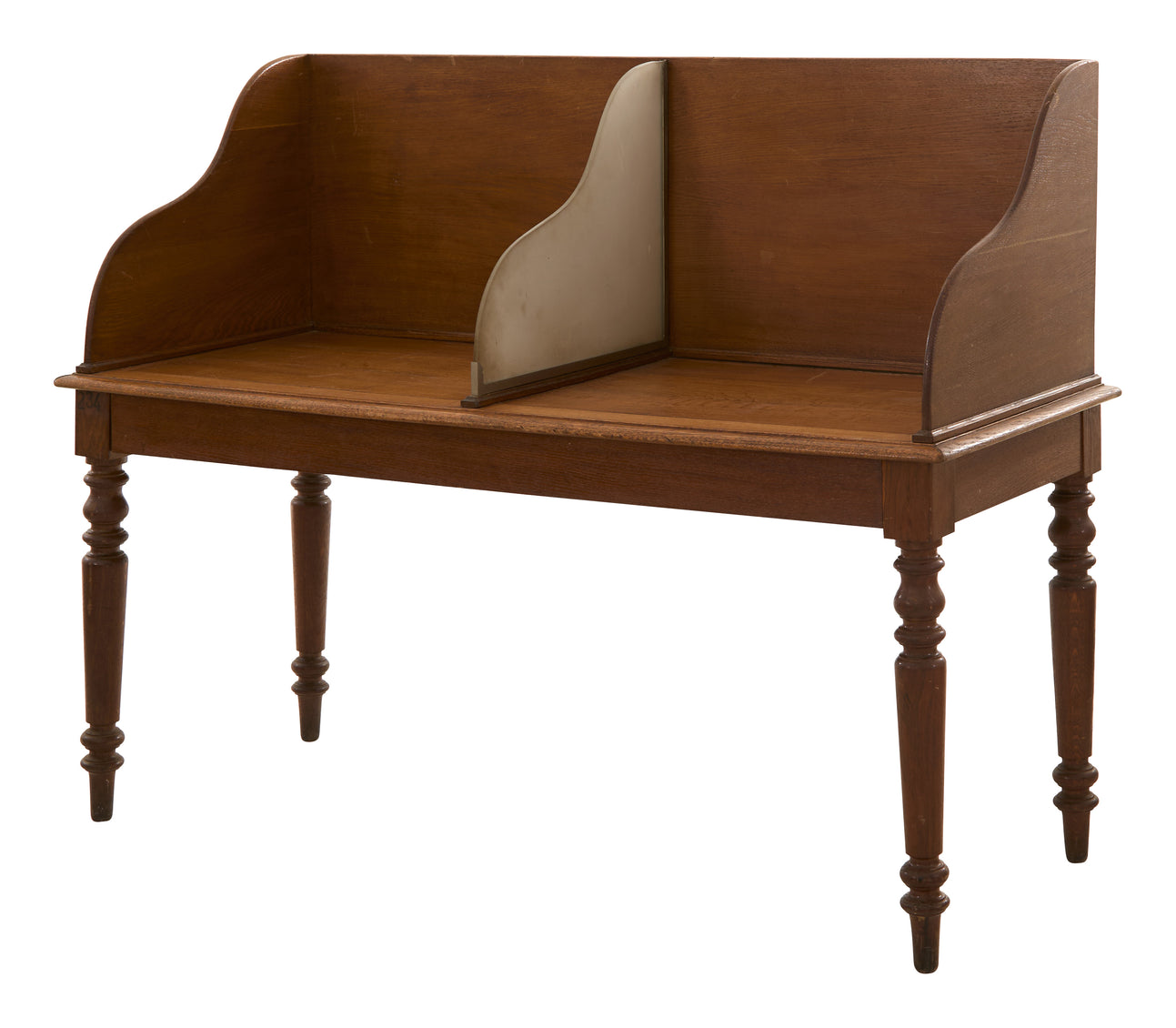 Vintage Wood Bank Desk