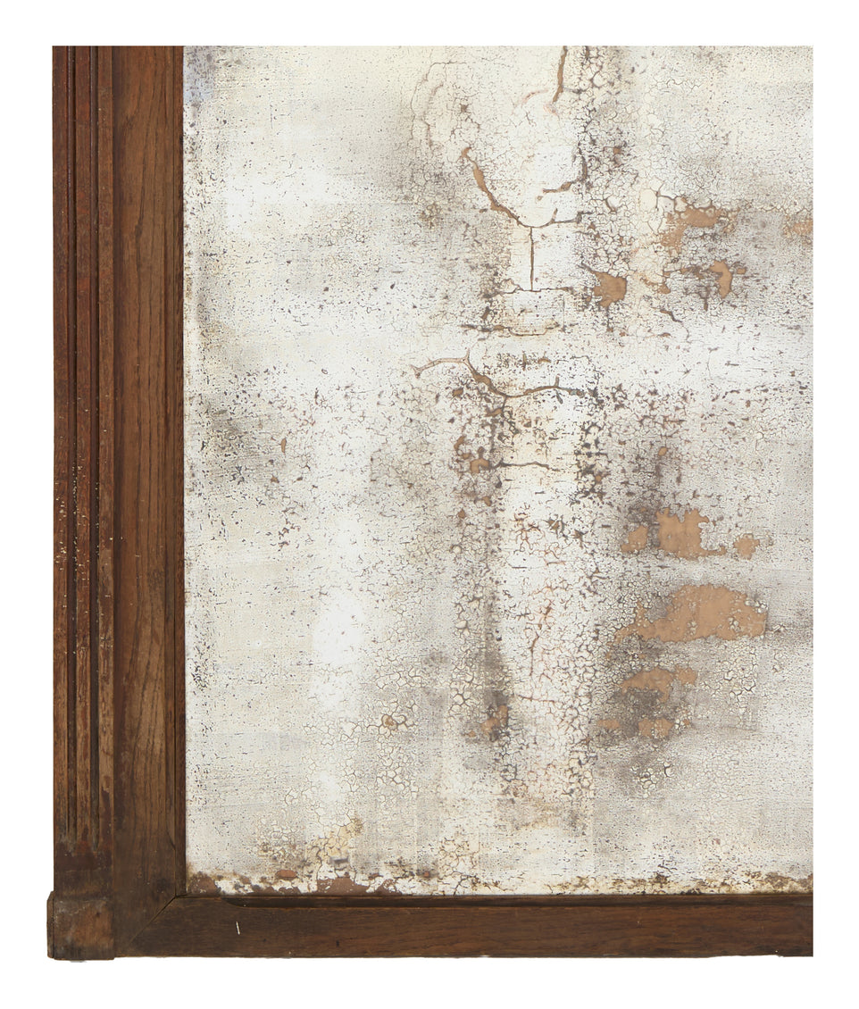 Antique Wood Mirror