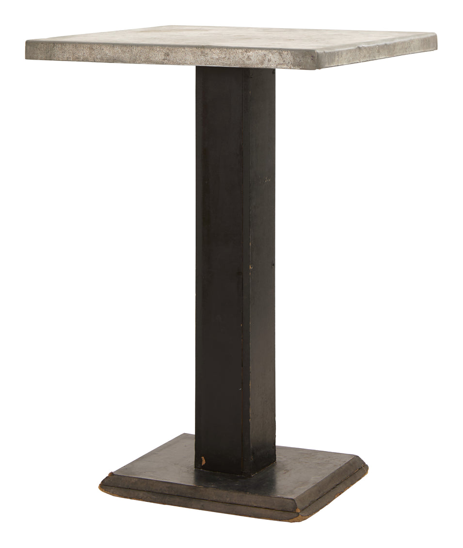 Vintage Metal Top Bar Table