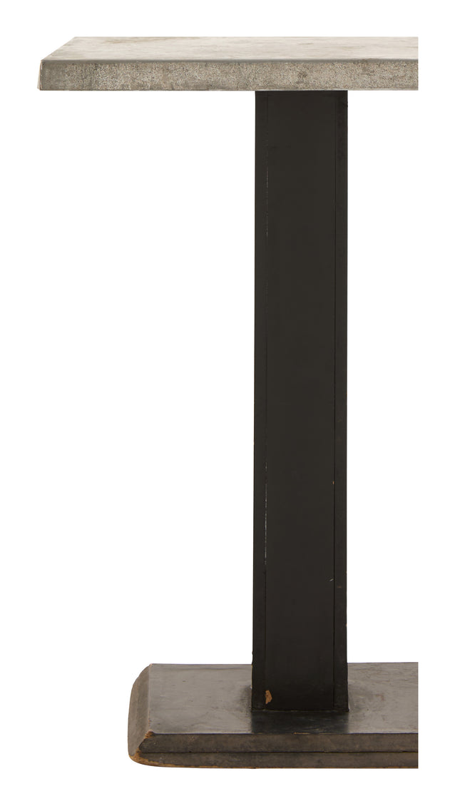 Vintage Metal Top Bar Table