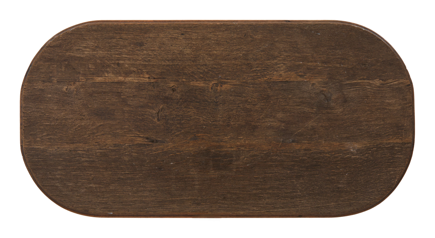 Vintage Oval Wood Coffee Table
