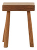 Vintage Brutalist Wood Stool