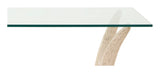 Vintage Faux Tusk Coffee Table