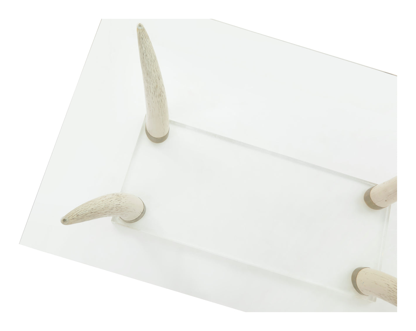 Vintage Faux Tusk Coffee Table
