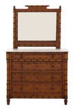 Vintage Faux Bamboo Dresser