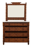 Vintage Faux Bamboo Dresser