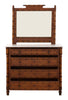 Vintage Faux Bamboo Dresser