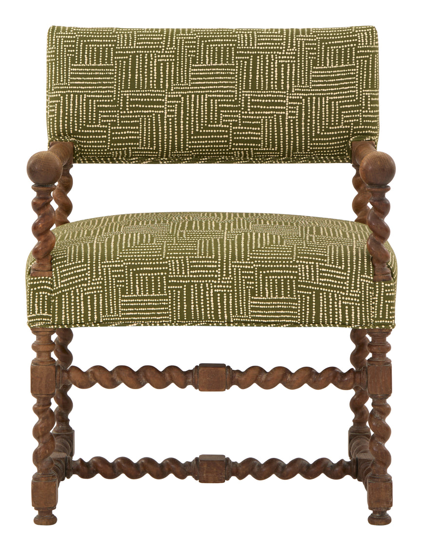 Antique Barley Twist Armchair