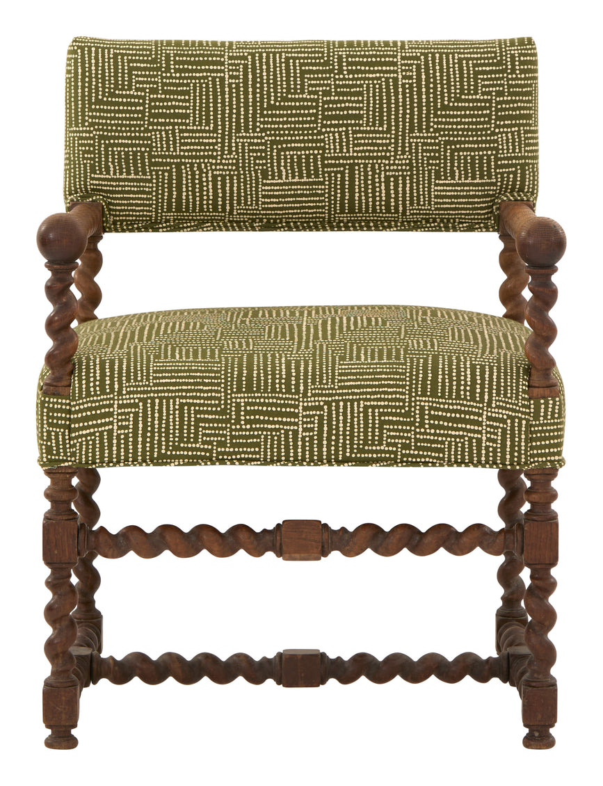 Antique Barley Twist Armchair