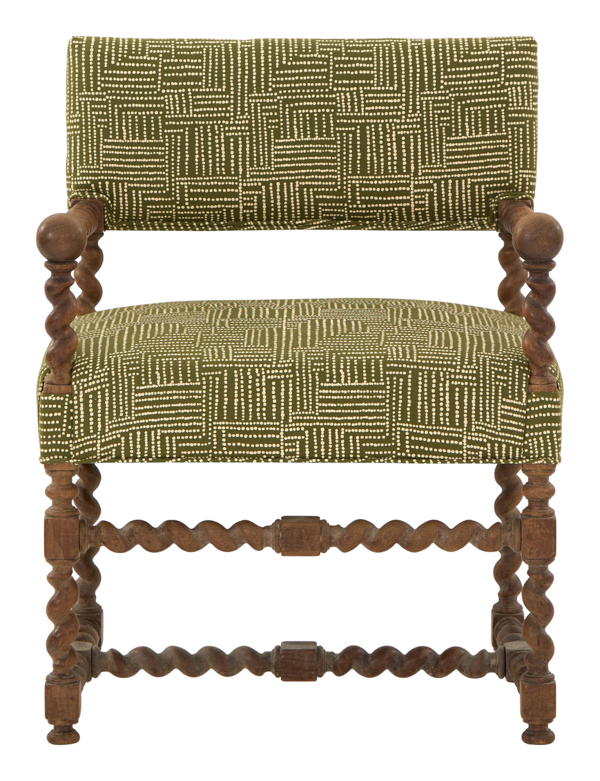Antique Barley Twist Armchair