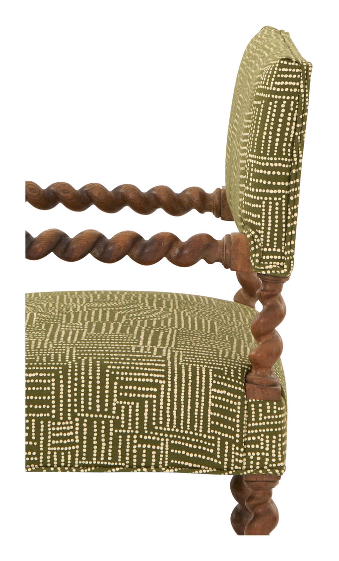 Antique Barley Twist Armchair