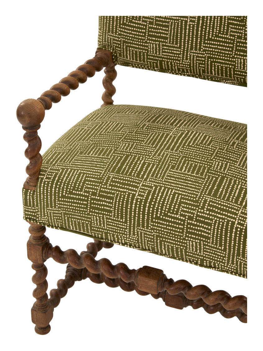 Antique Barley Twist Armchair