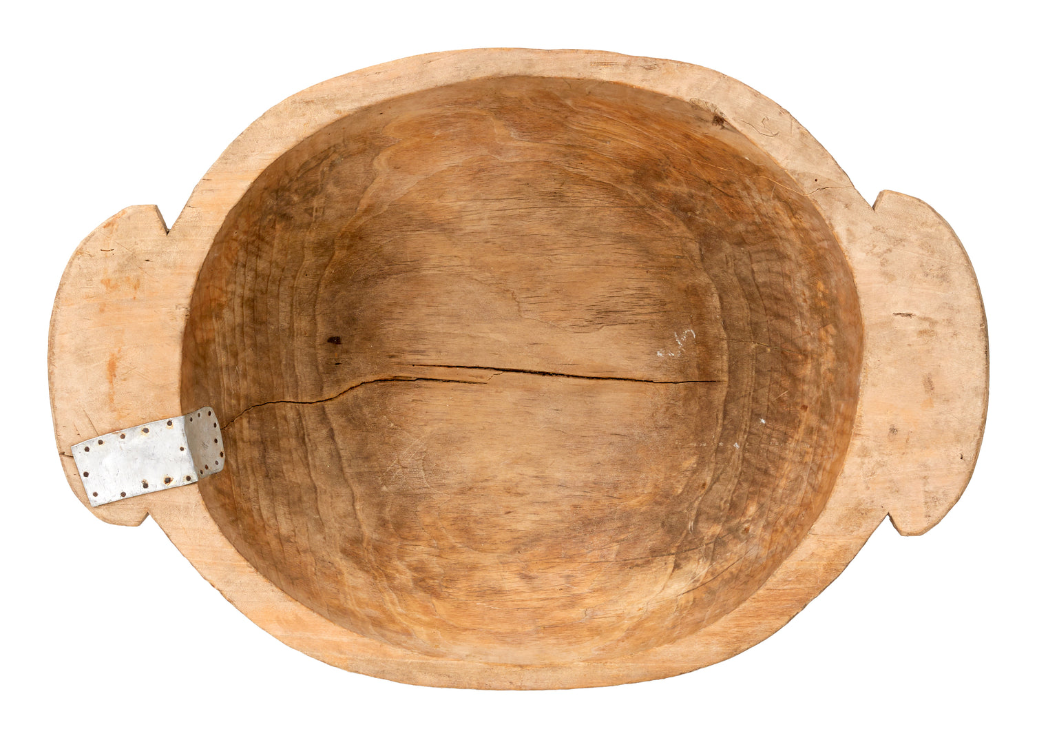 Antique Wood Dough Bowl