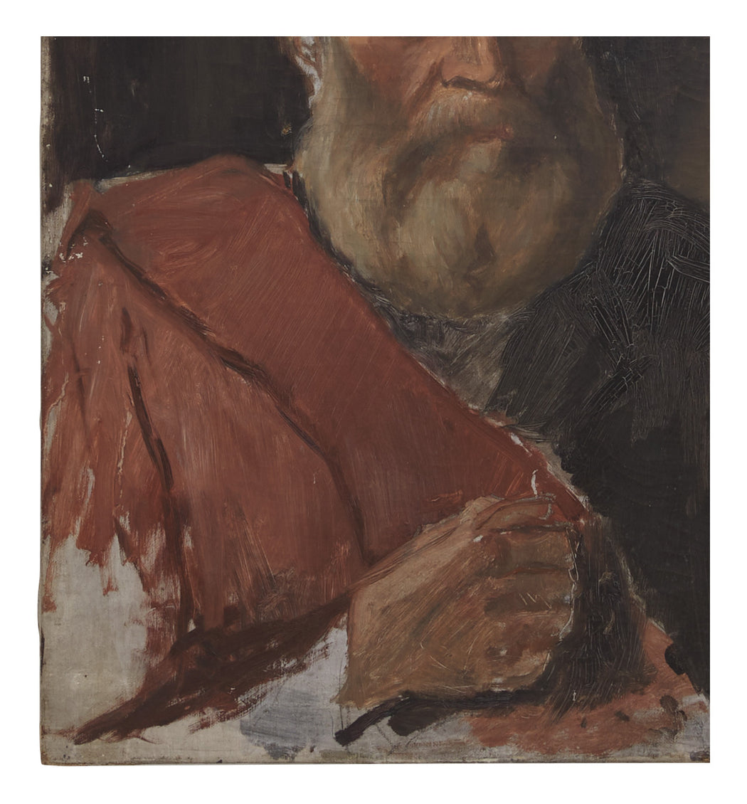 Antique Oil Portrait