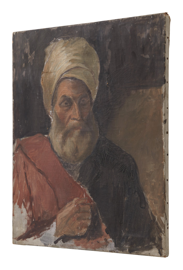 Antique Oil Portrait