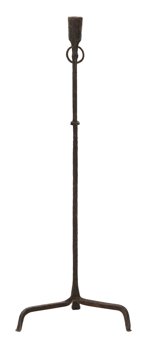 Antique Iron Candlestick
