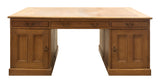 Antique Wood Partners Desk