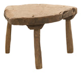 Antique Brutalist Wood Table