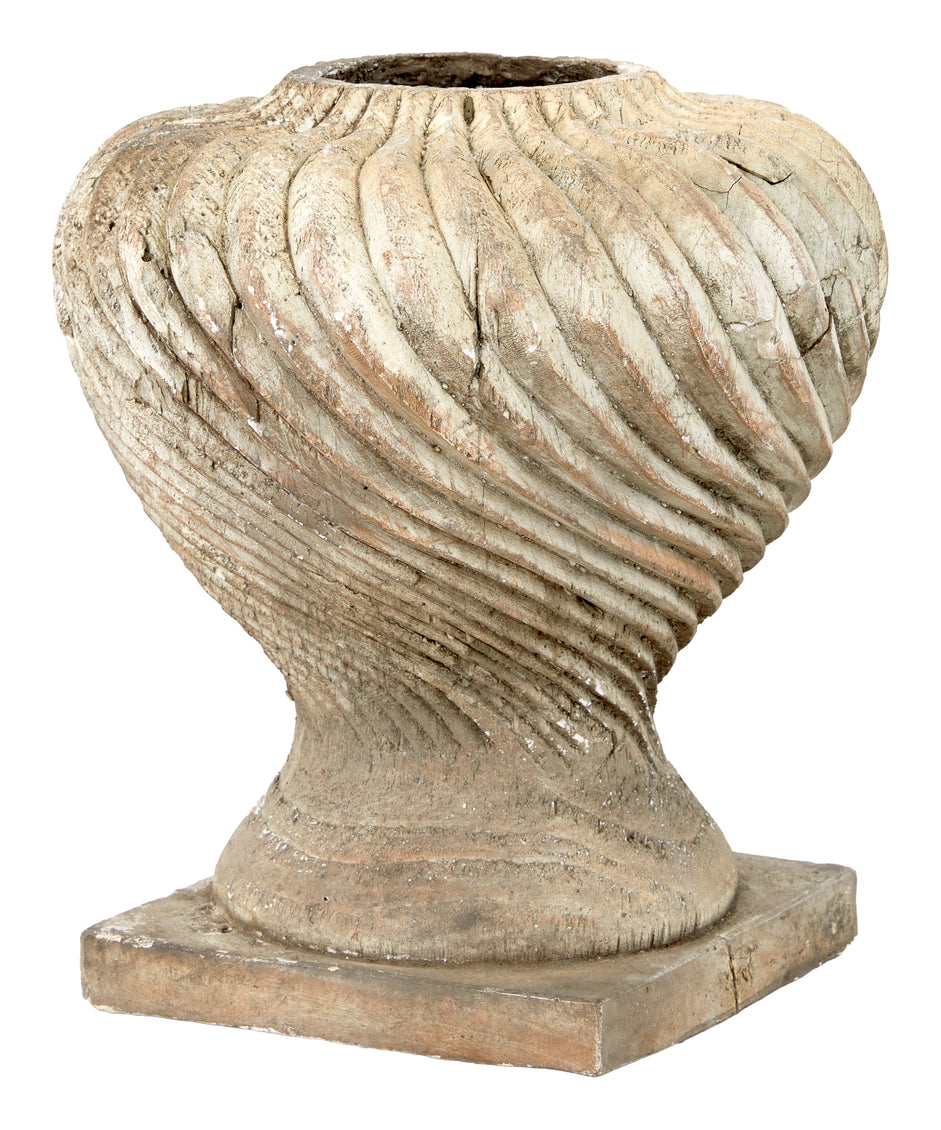 Vintage Cast Plaster Urn