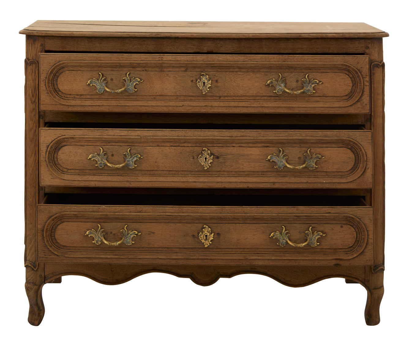 Antique Oak Louis XV Commode