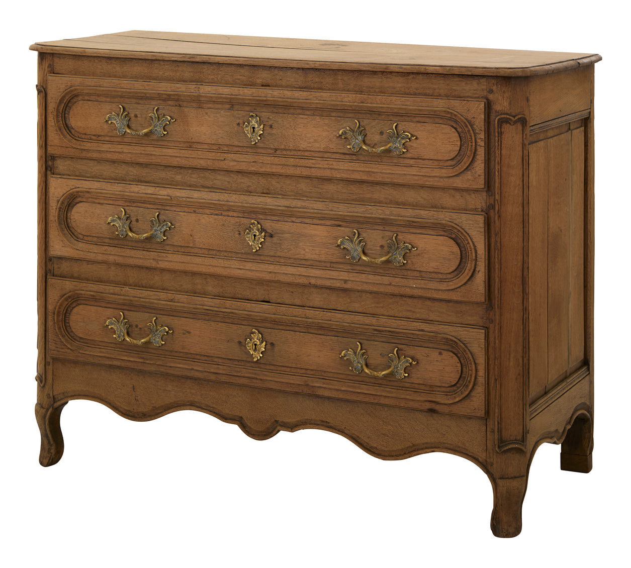 Antique Oak Louis XV Commode