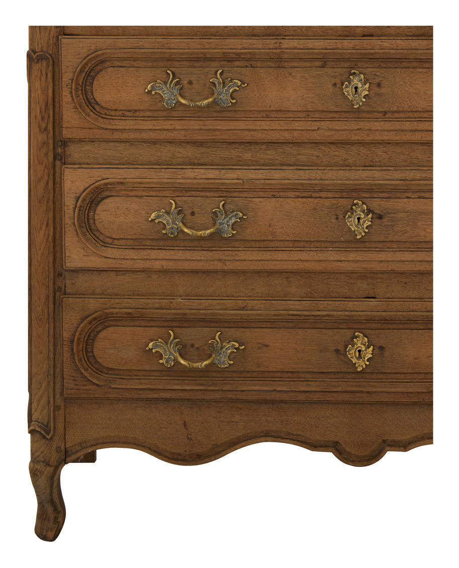 Antique Oak Louis XV Commode